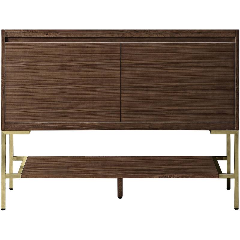 James Martin Vanities 805-V47.3-CB Mantova 47" Free Standing Single - Mid-Century Walnut