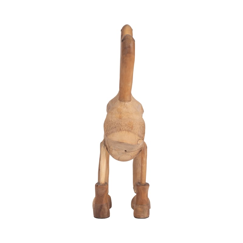 Bamboo, 18" Love Ducks, Natural, Abstract, 18"H, Solid Color - 15" x 5" x 18"