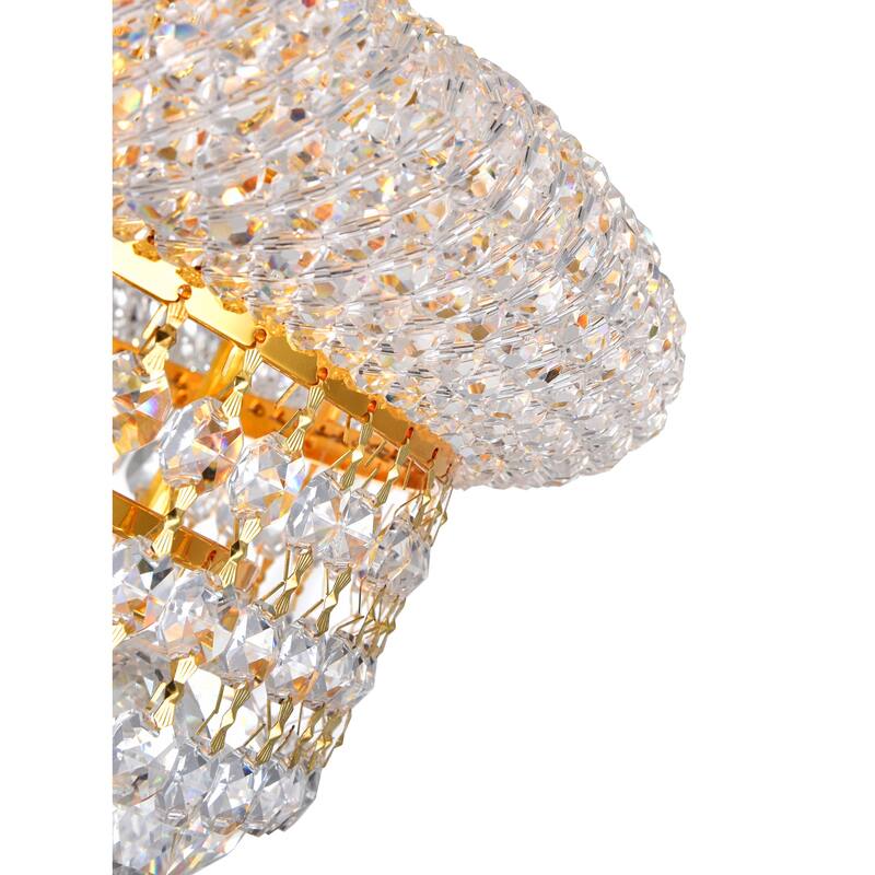Empire 6 Light Chandelier With Gold Finish