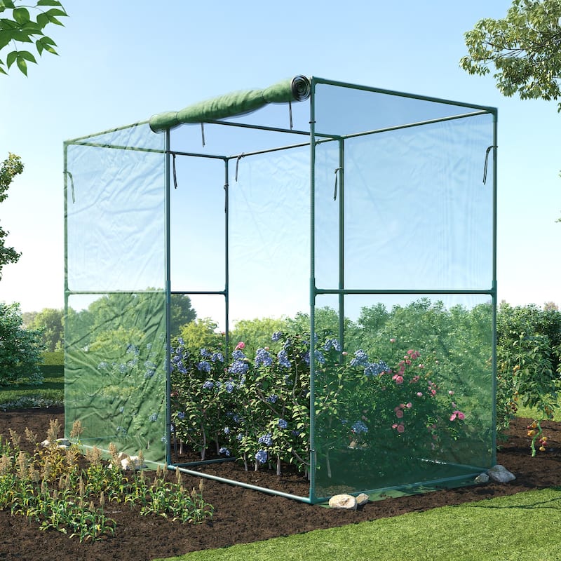Aoodor 8'x4'x6' Crop Cage Plant Protection Netting Tent with Zipper