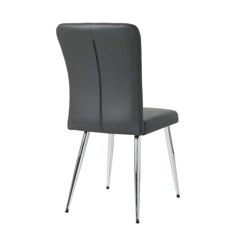 Modern Dining Chair with Metal Chair Legs (Set Of 4)