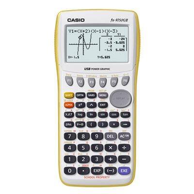 Shop Casio Fx 9750gii Sc Yellow Graphing Calculator With 21