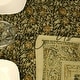 preview thumbnail 4 of 4, Block Print Cotton Vegetable Dye Exotic Floral Tablecloth Rectangle