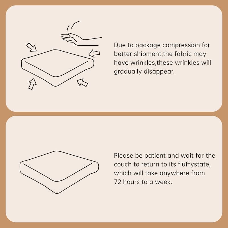 114" Modern Modular Flannelette Sectional Sofa, Oversized 3-Seater Deep Seat Boneless Couch with Buckle Connection