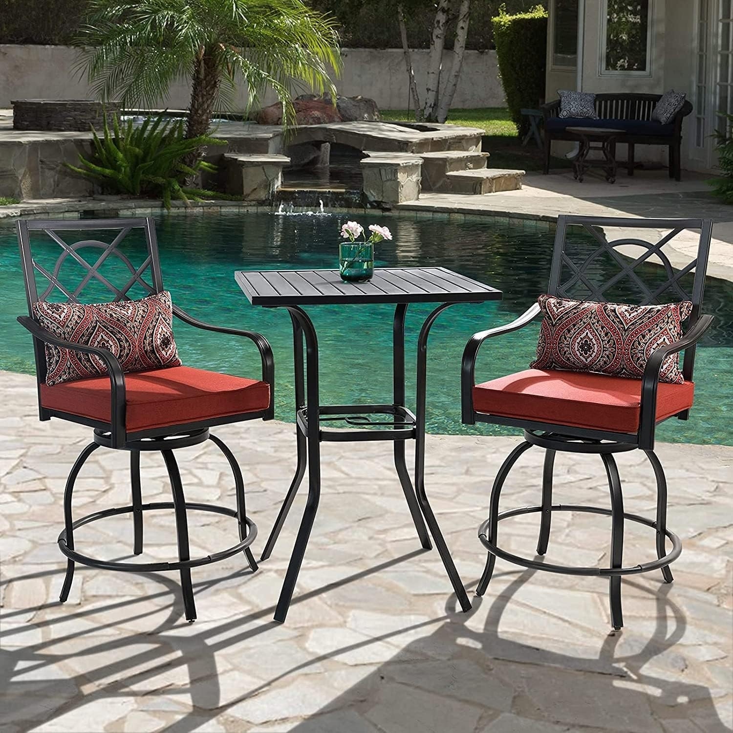 Hampton bay best sale bistro chairs