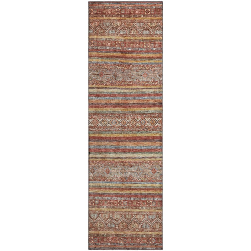 Premium Washable Super Soft Boho Stripes Mayfield Rug