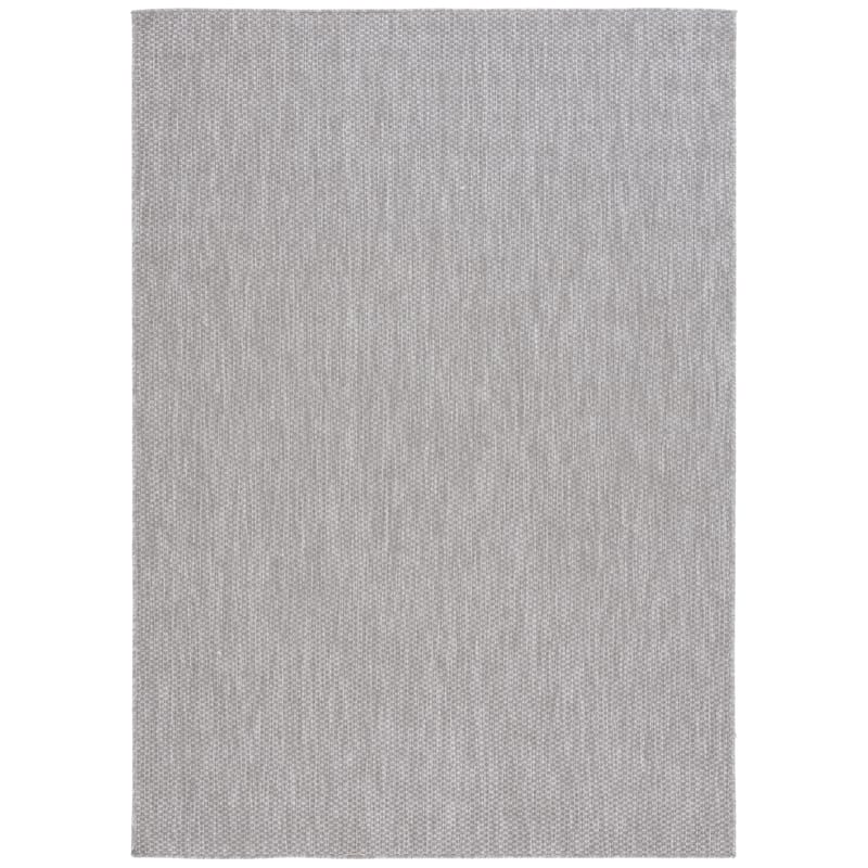 SAFAVIEH Beach House Aenne Transitional Indoor/Outdoor Rug - 5'3" x 7'6" - Grey