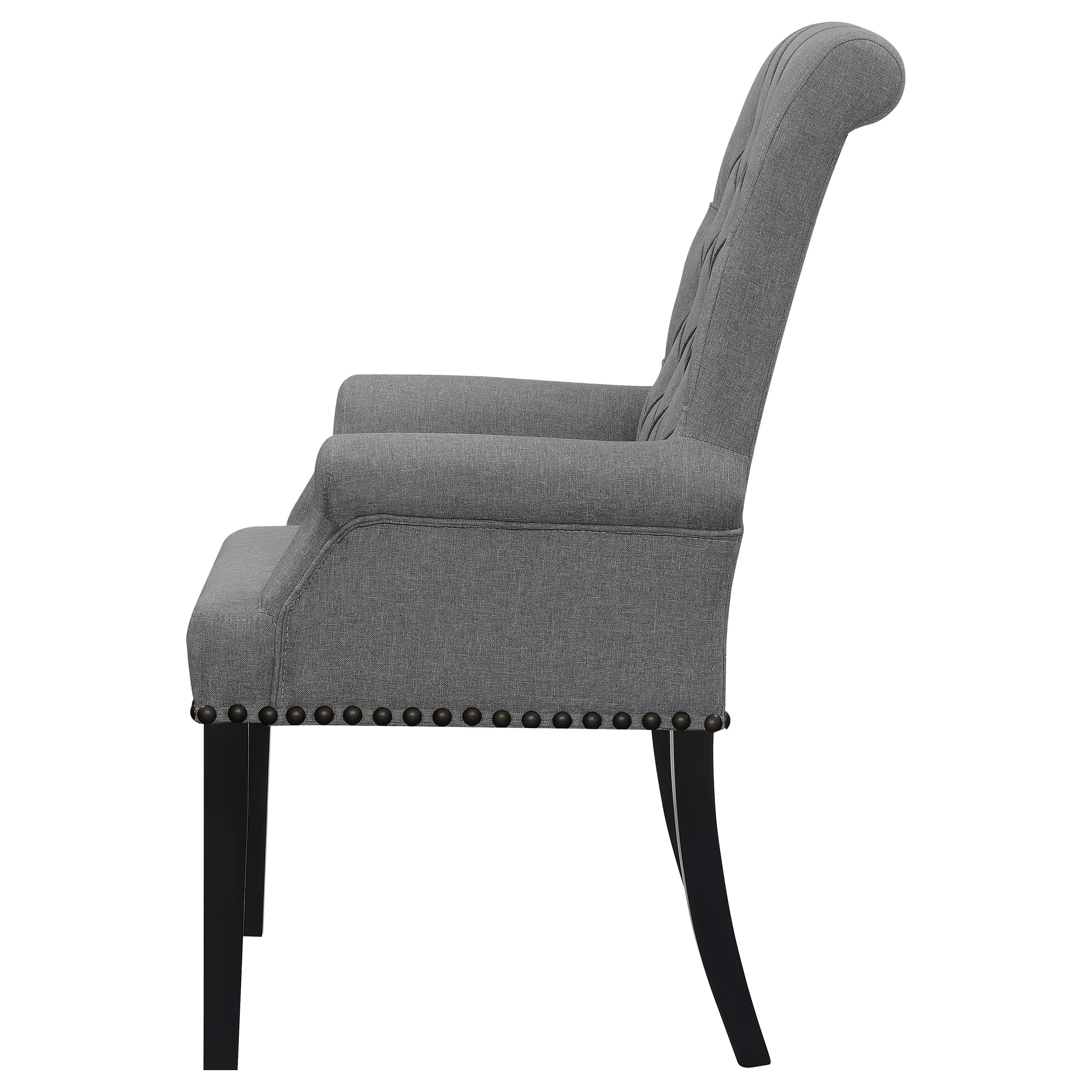 Alana Tufted Upholstered Dining Armchair with Padded Seat and Back  -image