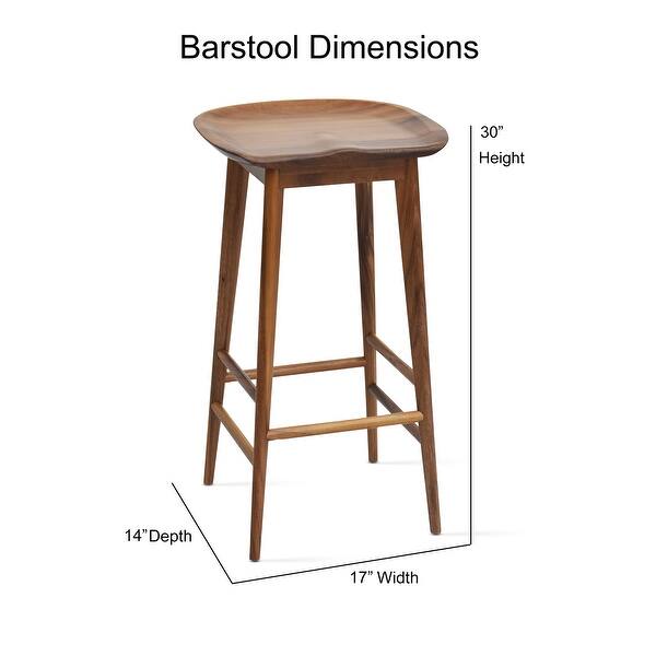 dimension image slide 4 of 3, Greyson Living Hendry Backless Bar Stool - Bar Stool