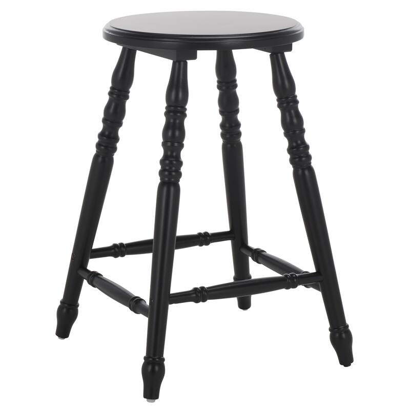 SAFAVIEH Home Sidiko 24-inch Counter Stool (Set of 2) - 16"W x 17"D x 24"H