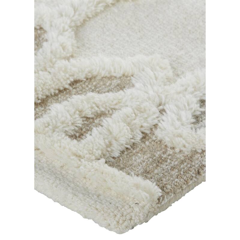 Grand Bazaar Elika Hand Tufted Trellis & Lattice Transitional Area Rug
