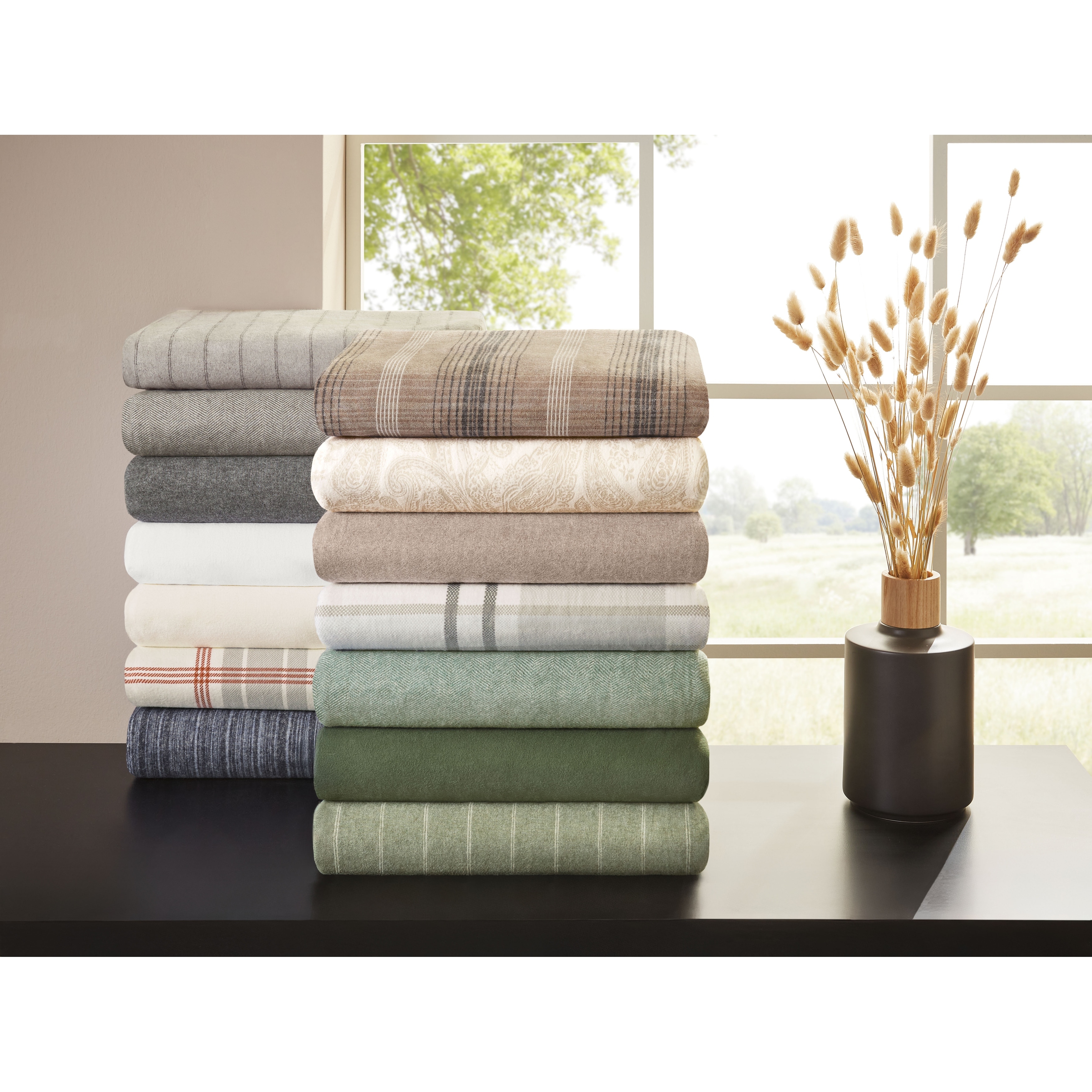 Dormisette Luxury German Flannel 6-Ounce Cotton Bed Sheet Set