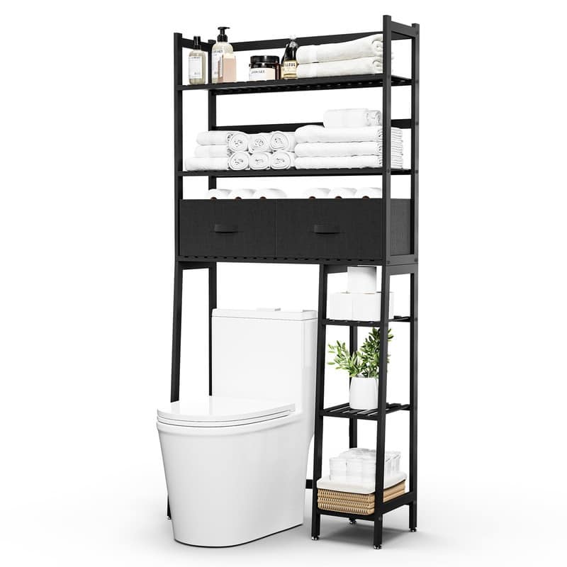 Over the Toilet Storage Cabinet - 11.81"D x 32.68"W x 67.72"H