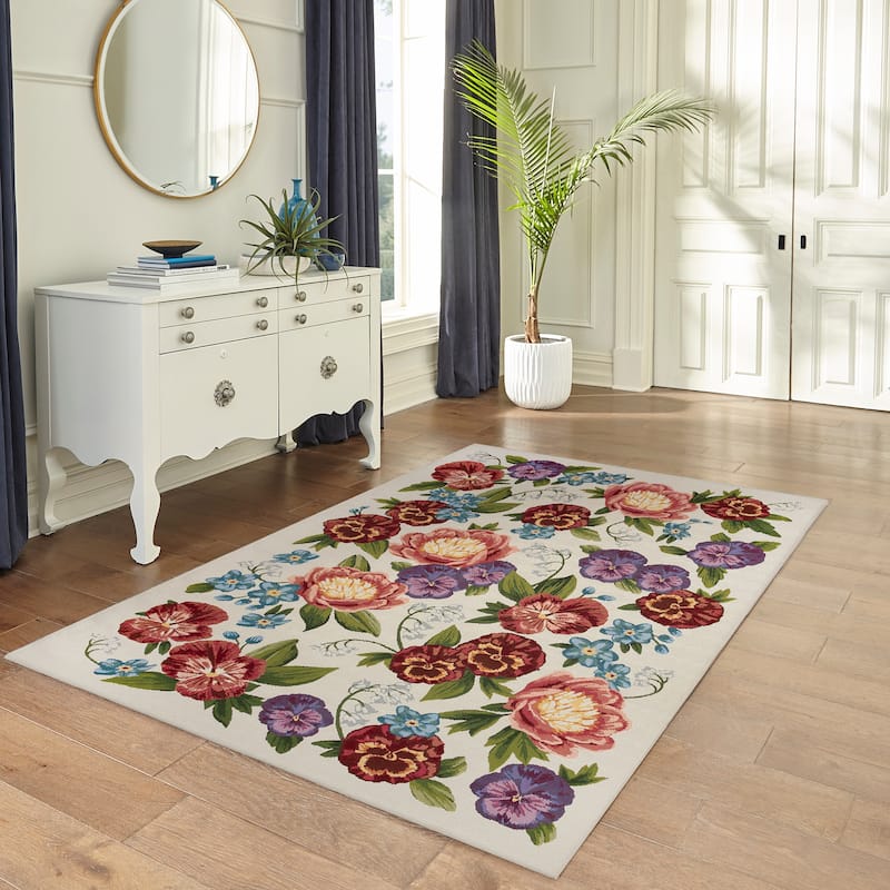 Liora Manne Marina Secret Garden Indoor/Outdoor Area Rug