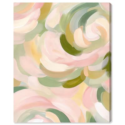 Brushstroke I Canvas by Art Remedy, Gallery Wrapped