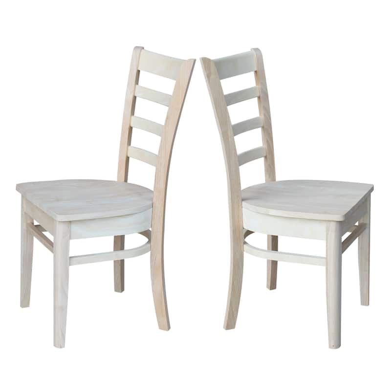 International Concepts Emily Wooden Dining Chairs (Set of 2)