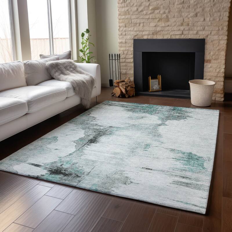 Premium Washable Super Soft Modern Impressions Mayfield Rug