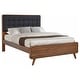 preview thumbnail 10 of 100, Robyn Upholstered Tufted Bedroom Set Dark Walnut