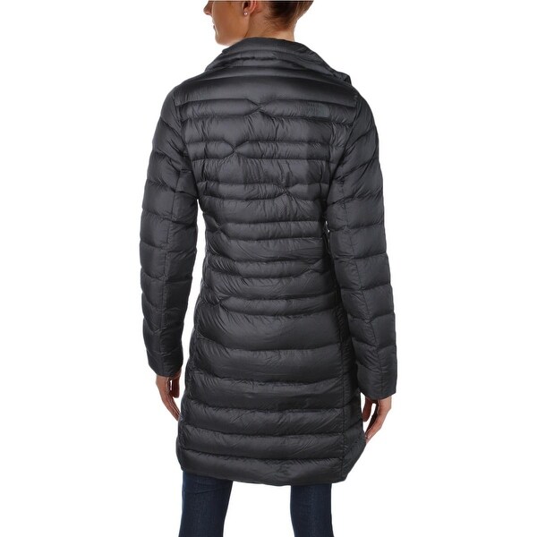 north face long quilted coat