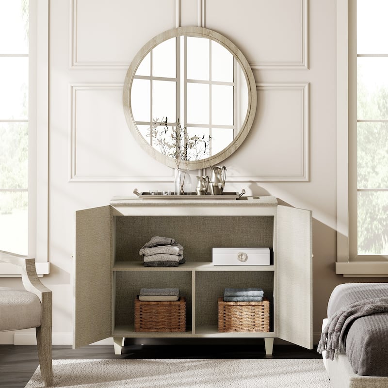 Wood Dresser with 12 Drawers and 1 Cabinet for Bedroom, 130" Wide