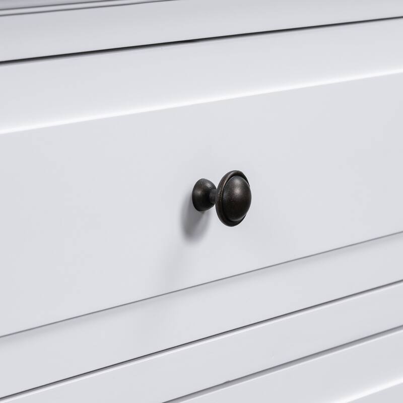 3 Drawer Nightstand Storage Wooden Chest