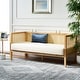 preview thumbnail 1 of 0, SAFAVIEH Dune Rattan Sofa - 29" W x 62" D x 30" H Natural