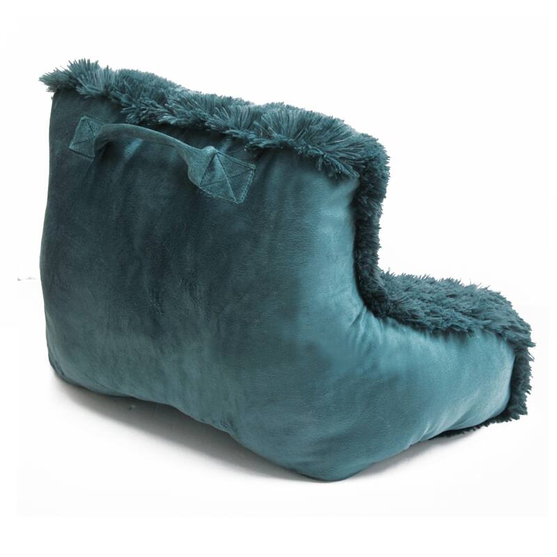 Halsted Shaggy Backrest Pillow
