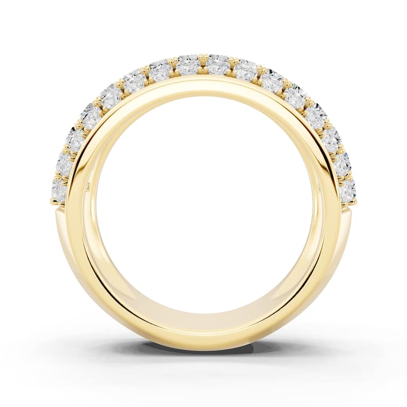 Auriya 14k Gold 2 1/2ctw Lab Grown Diamond Anniversary Ring (E-F VS)