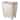 Commercial Large Rolling Canvas Bin Laundry Hamper on Wheels  White