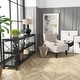preview thumbnail 16 of 19, Rustic Console Sofa Table, 3 Tiers Industrial Narrow Long Sofa Table