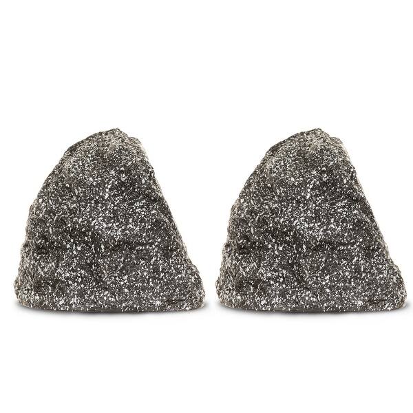 Shop Black Friday Deals On Theater Solutions Wireless 120w Rechargeable Bluetooth Rock Speaker Pair Granite Overstock 27970024