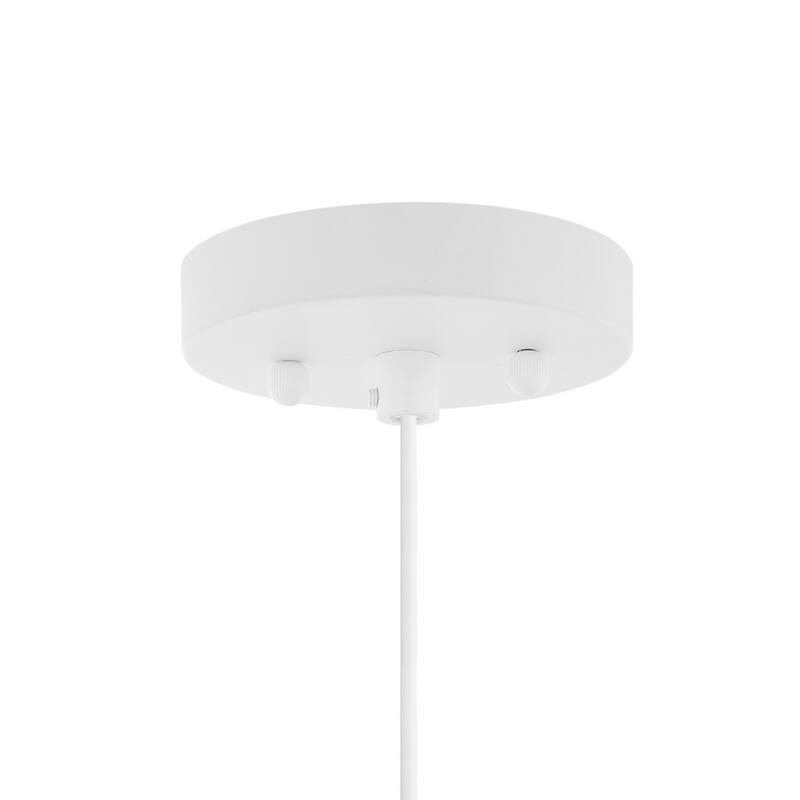 Lucas 1-Light Farmhouse Coastal 180" Cord Plug-In or Hardwired LED Pendant, by JONATHAN Y