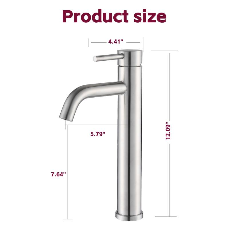 Topcraft Single Handle Bathroom Faucet