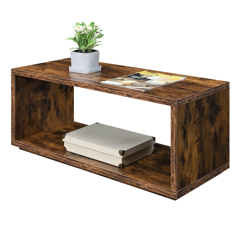 Convenience Concepts Northfield Admiral Coffee Table with Shelf