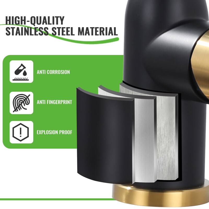 WOWOW Single Handle Bar Faucet With Swivel Spout