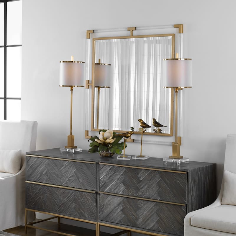 Uttermost 40 x 40 Inch Balkan Square Mirror