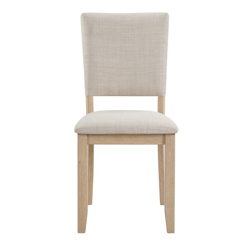 GDFStudio - Silken Minimalist Upholstered Ergonomical Curved Backrest Dining Chairs, Padded Seat, Set of 4