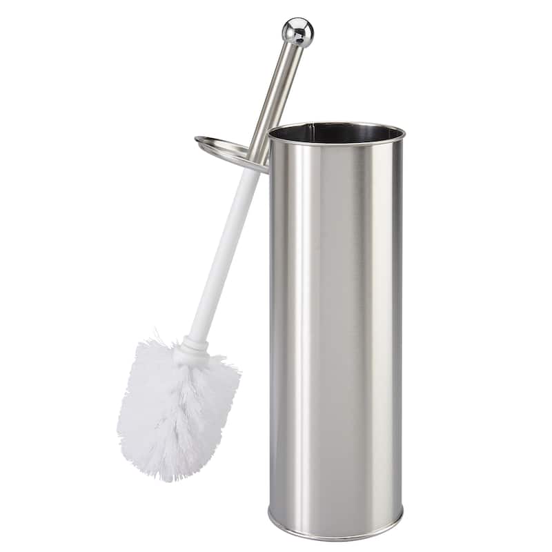 Bath Bliss Stainless Steel Toilet Brush Holder - 3.75"Rd x 14.75"
