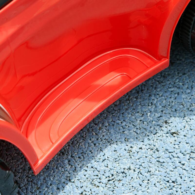 Qaba Push Car for Kids 1-3 Years, 3-in-1 Ride-On Sliding Car with Music, Horn, and Removable Handle