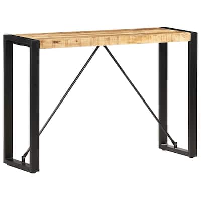vidaXL Console Table Entryway Table Narrow Hall Side Table Solid Wood Mango