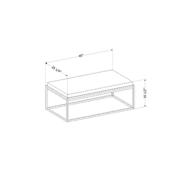 South Shore Mezzy Modern Industrial Coffee Table Bed Bath & Beyond