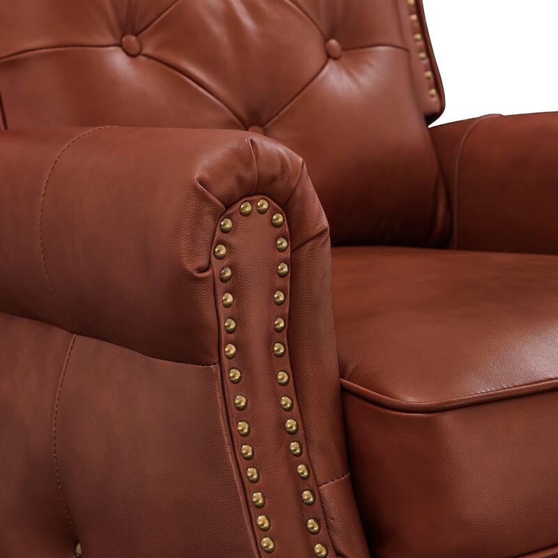 Leather Recliner Chair Accent Chairs for Living Room