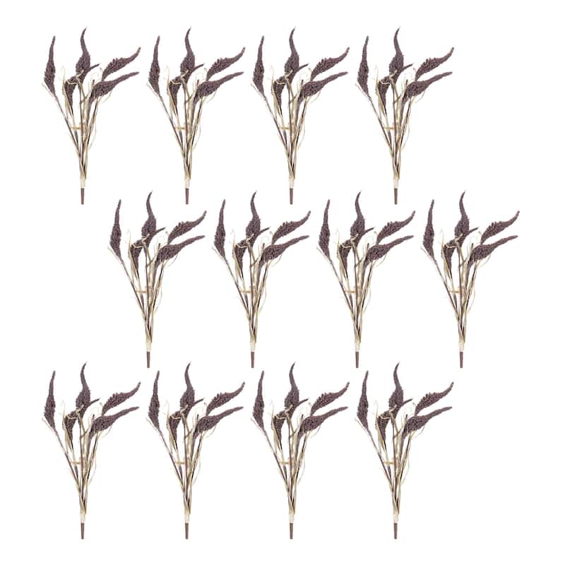 Set of 12 Seeded Artificial Bush 23"