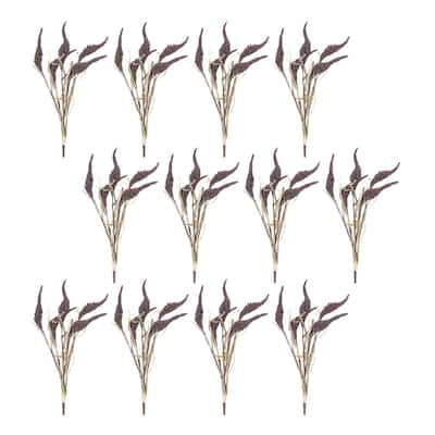 Set of 12 Seeded Artificial Bush 23"