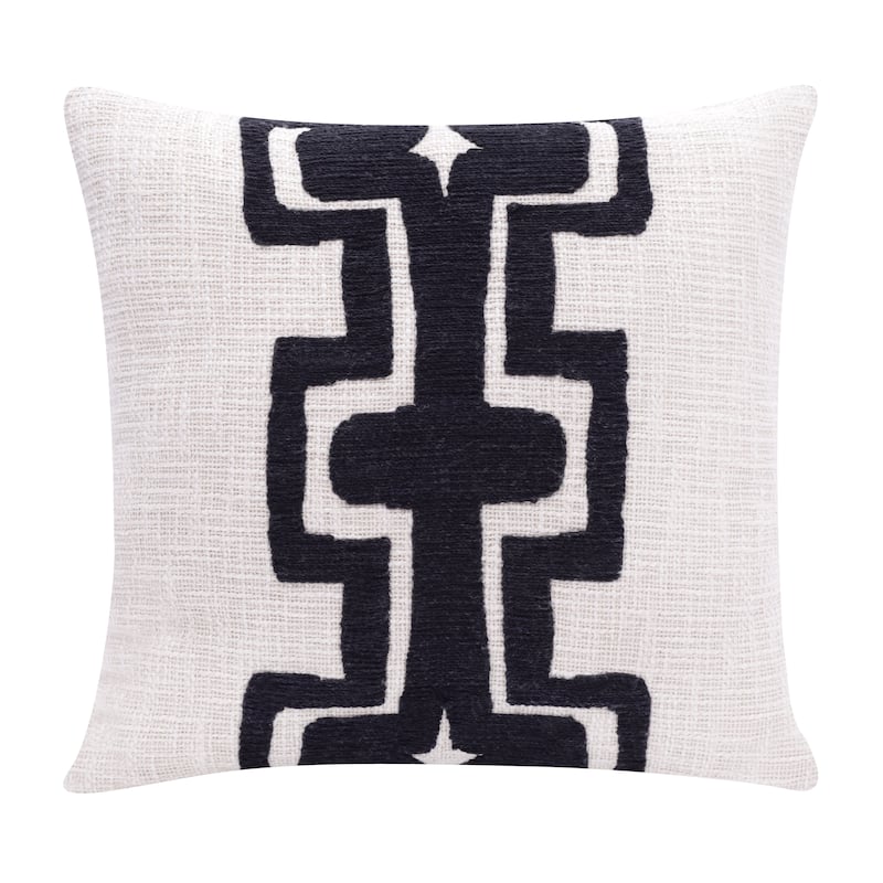 Sevita Geometric Handmade Decorative Throw Pillow