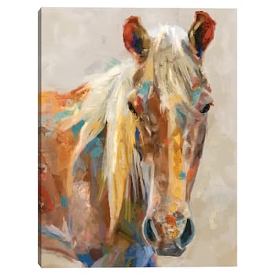 Equine Portrait by Studio Arts Canvas Art Print