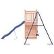 preview thumbnail 6 of 23, vidaXL Swing Set Outdoor Backyard Wooden Playground Equipment for Kids Age 3-8