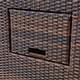 preview thumbnail 8 of 8, Martha Stewart Sunnyside Daybed Dark Brown Wicker with Olefin Cushions
