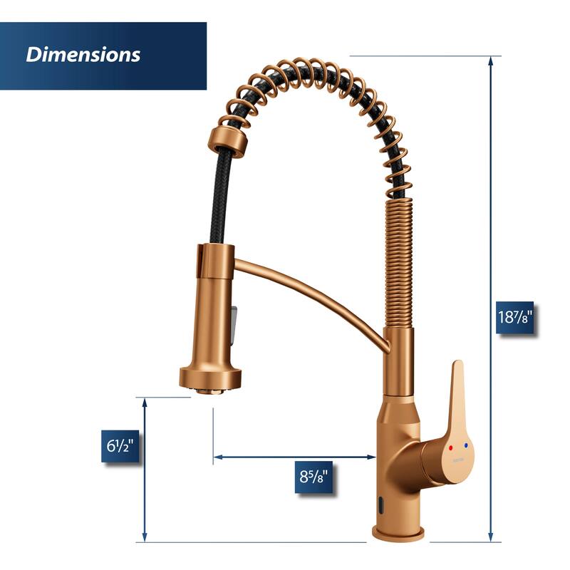 Karran Scottsdale Touchless Single-Handle Pull-Down Sprayer Kitchen Faucet
