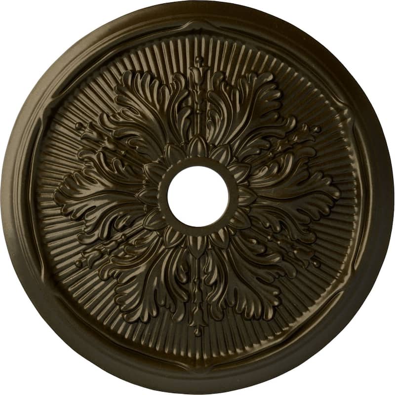 23 3/4"OD x 3 5/8"ID x 1 7/8"P Luton Leaf Ceiling Medallion